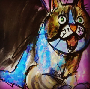 iPadとApple Pencilでアホ面の無垢なる瞳をした可愛い猫を描いてみたら・・・・その１